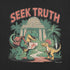 Seek Truth Dinosaur Christian Bible Verse T-Shirt